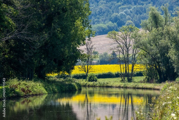 Obraz the Canal du Nivernais