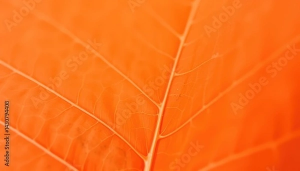 Obraz Vivid Orange Leaf Texture