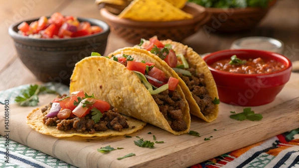 Obraz tortilla chips and salsa