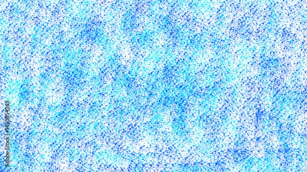 Fototapeta Bright blue and indigo color mixed Abstract grunge distressed overlay isolated on transparent background.