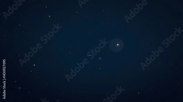 Fototapeta Abstract dark blue starry sky background. Cosmic night with twinkling stars. Best for astronomy, science, and space themes.