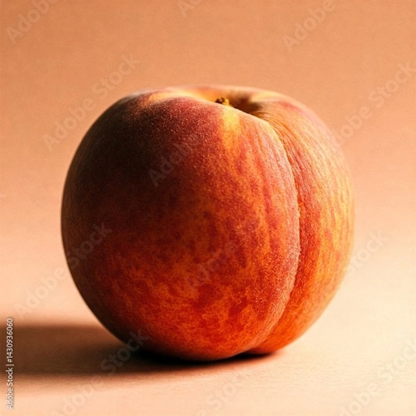 Obraz peach on a black background