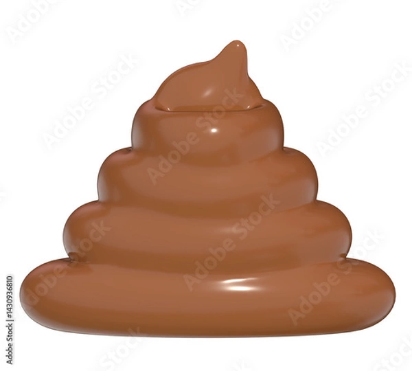 Fototapeta Poop shit icon on png transparent background.