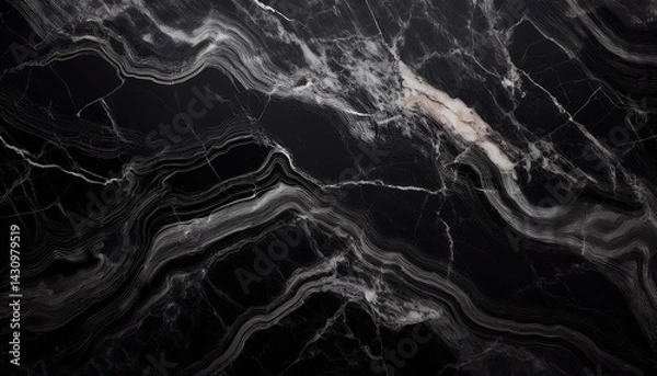 Obraz dark black background with marbled texture classy elegant black and gray textured vintage design