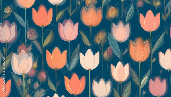 Obraz seamless floral pattern