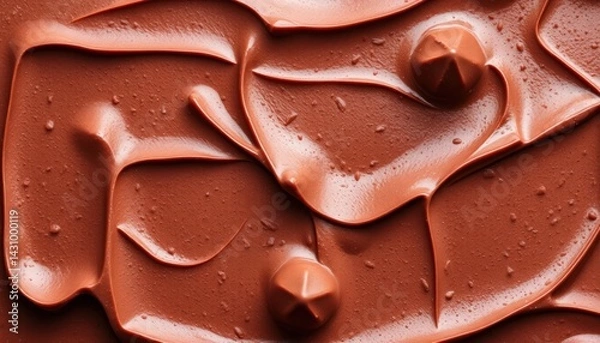Obraz Abstract Chocolate Glaze Texture
