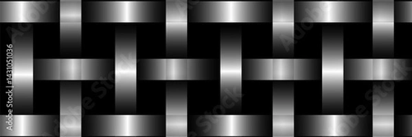 Fototapeta Black and white modern abstract background. eps 10