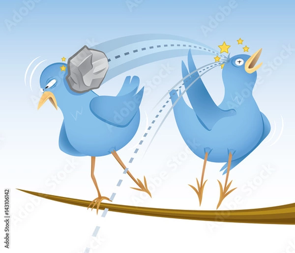 Obraz Two birds with one stone