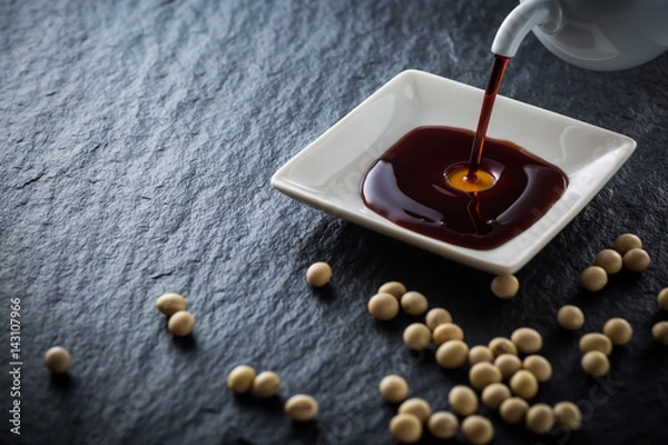 Obraz soy sauce
