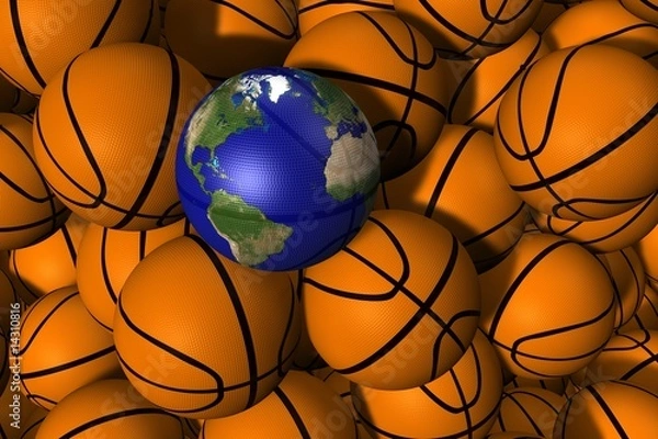 Obraz Welt des Basketball