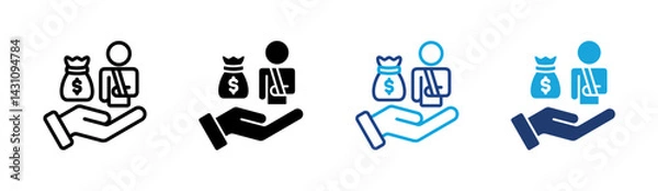 Fototapeta Compensation Icon