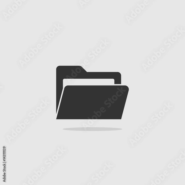 Fototapeta Simple Vector Folder Icon