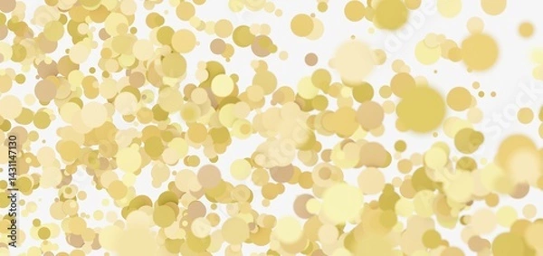 Fototapeta Abstract background with golden circles. Perfect for celebrations, luxury, and festive designs.