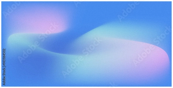 Fototapeta Vibrant Gradient Background. Blurred Color Wave. Vector EPS.