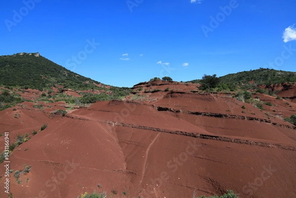 Obraz Canyon du Diable located in the Herault department