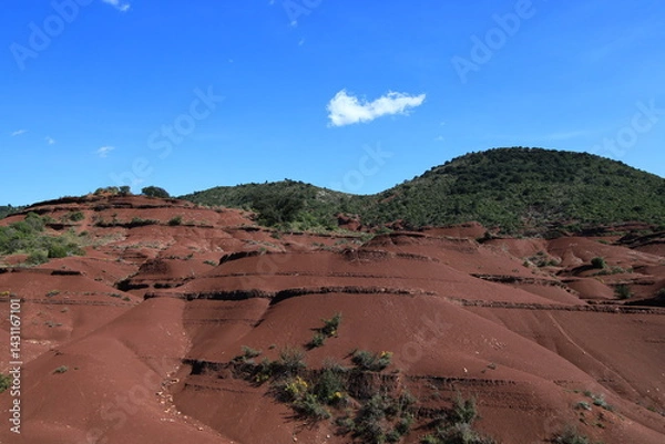 Obraz Canyon du Diable located in the Herault department