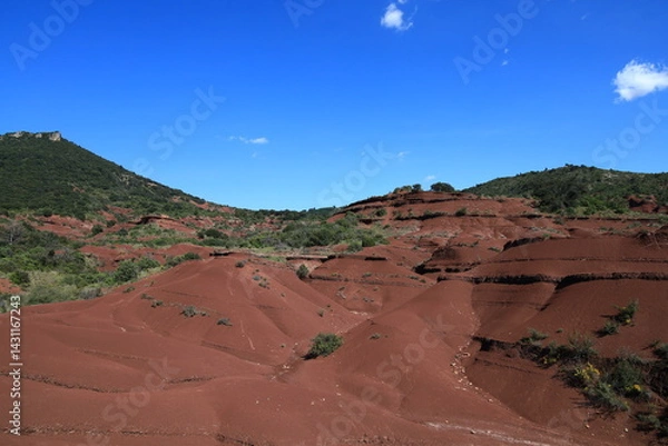 Obraz Canyon du Diable located in the Herault department