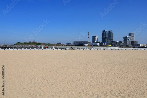 Fototapeta Ostend located in the province of West Flanders in the Flemish Region of Belgium