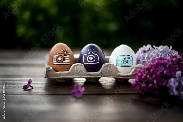 Fototapeta Easter eggs