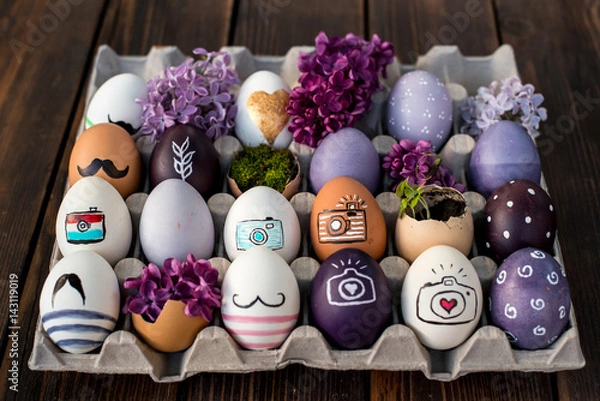 Fototapeta Easter eggs
