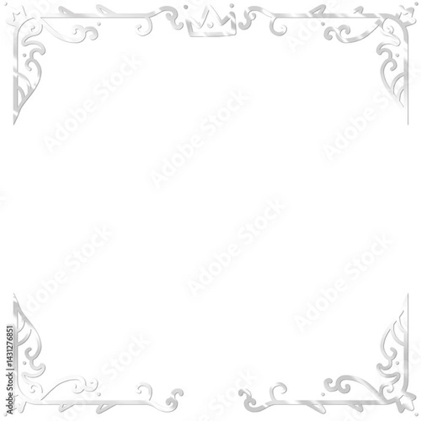 Fototapeta 왕관 은테두리