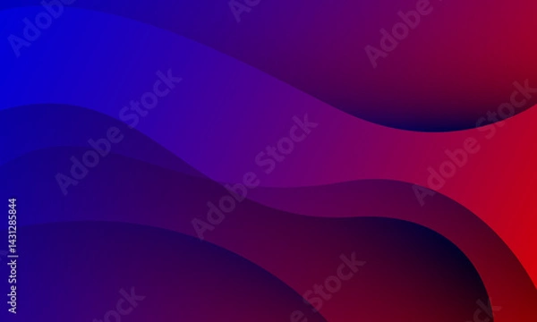 Fototapeta Abstract blue and red background. Eps10 vector