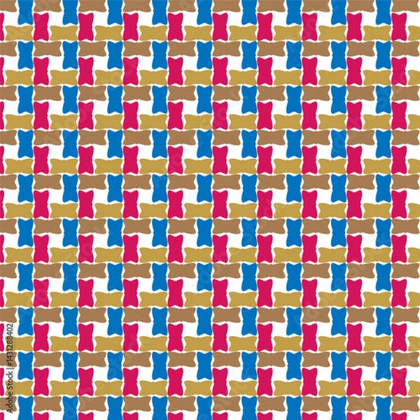 Fototapeta Abstract vector pattern 22 for wrapper design, packaging or printing on textiles, clothes