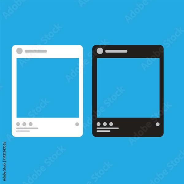 Obraz Instagram Post Mockup Showcase Your Content