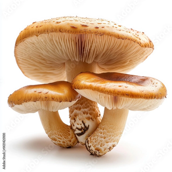 Fototapeta Lingzhi Mushroom isolated on white background.
