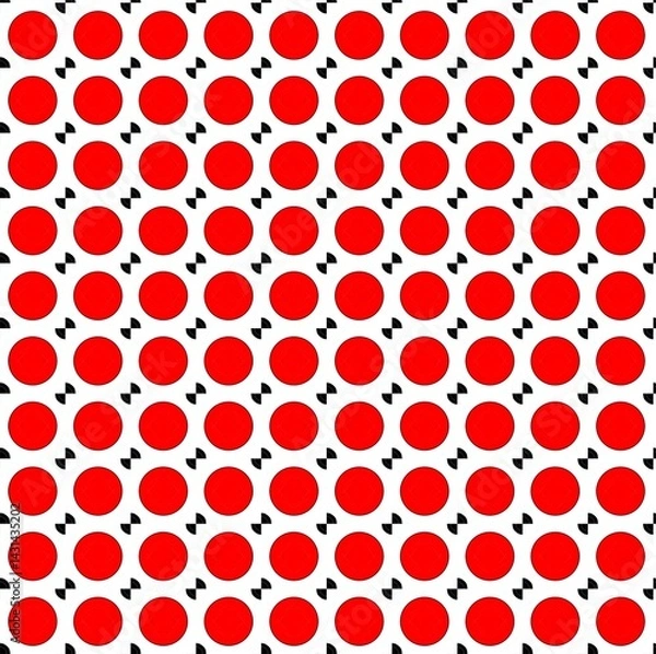 Fototapeta seamless pattern with hearts