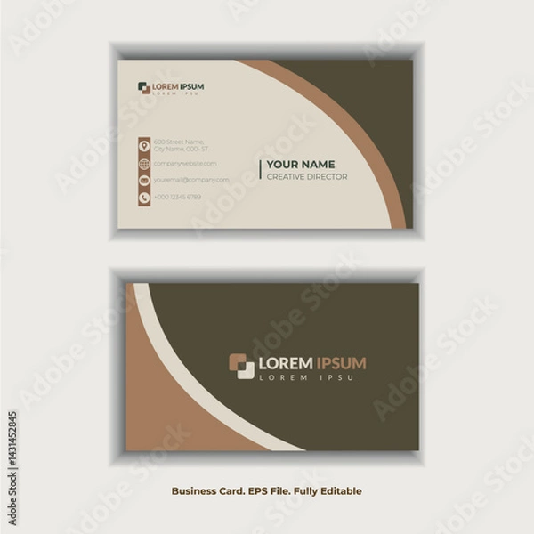 Fototapeta Business Card Template