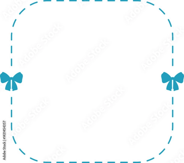Obraz Cute Decorative Frame with Bows