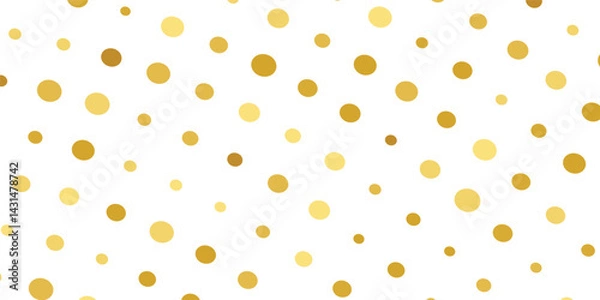 Obraz Abstract Golden doted glitter on transparent background. Luxury sparkling confetti. Celebration falling doted gold glitter. Filling the Air with Luxury and Elegance for a Perfect Celebration"

