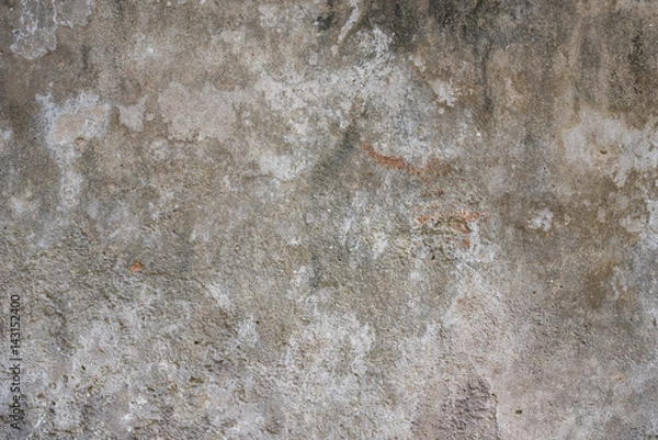 Obraz Weathered mausoleum wall at south Park Street Cemetery, Kolkata
