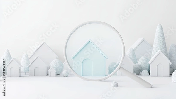 Fototapeta Searching for the dream home