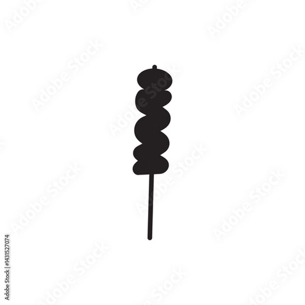 Obraz satay shillhuette