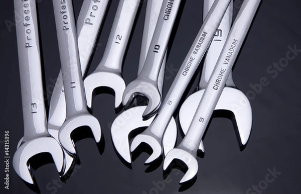 Obraz Pile of wrenches