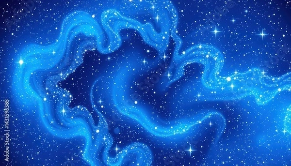Obraz Deep space swirling nebula