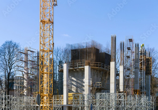 Obraz construction and construction site