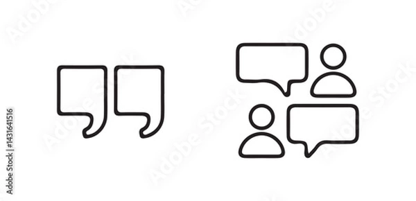 Obraz Message icon sign vector. Chat icon set, bubble speech icon for web, ui, and mobile apps. Vector Illustration