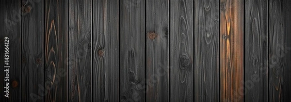Fototapeta dark wooden background featuring textured surface with varying shades of black and brown, creating rustic and warm atmosphere. wood grain adds depth and character to image