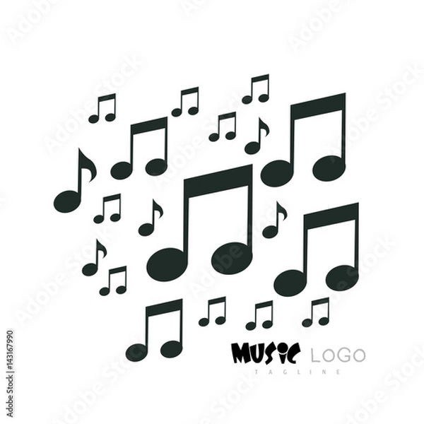 Obraz Vector logo music 