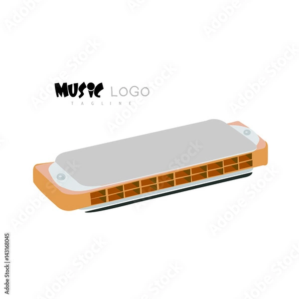 Fototapeta Vector logo music 