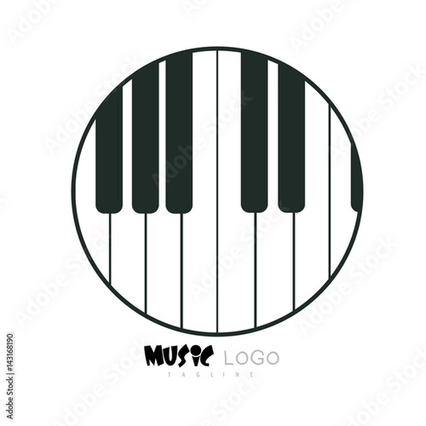 Obraz Vector logo music 