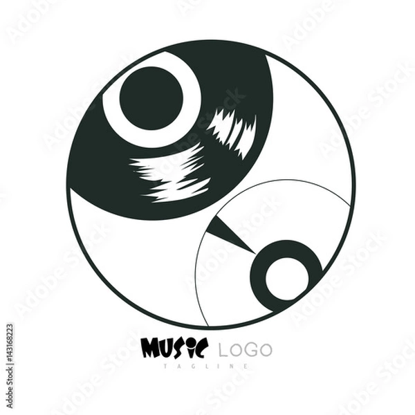 Obraz Vector logo music 