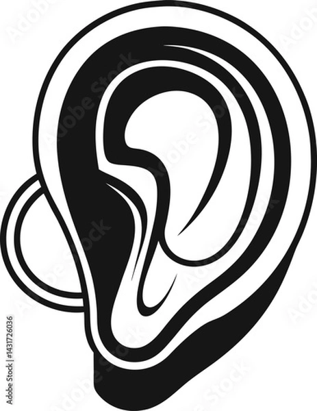 Obraz Ear (Inner Structure) Icon 