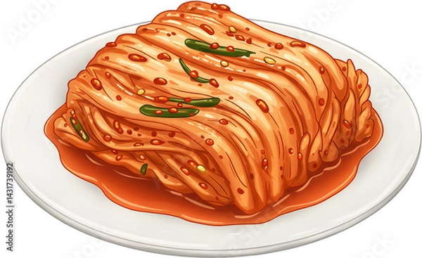 Obraz kimchi - 김치.Generative AI