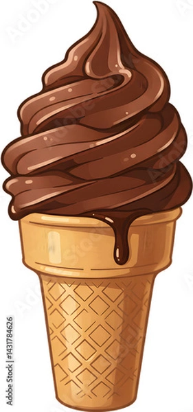 Obraz ice cream - 아이스크림. Generative AI