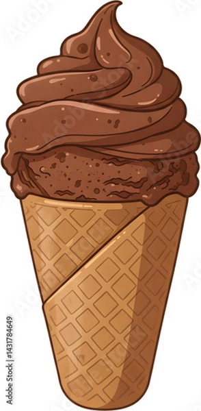 Obraz ice cream - 아이스크림. Generative AI