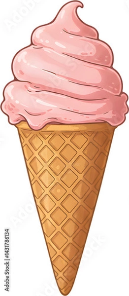 Obraz ice cream - 아이스크림. Generative AI